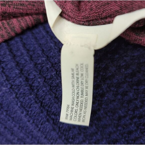 Soma mlange marsala black poncho top - Picture 8 of 8